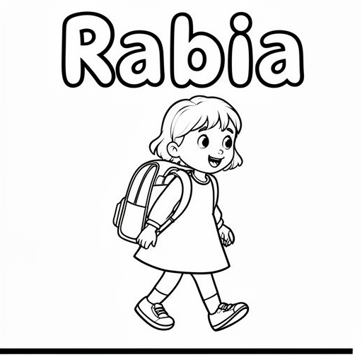 En sød pige, der går i skole med en dejlig klasse