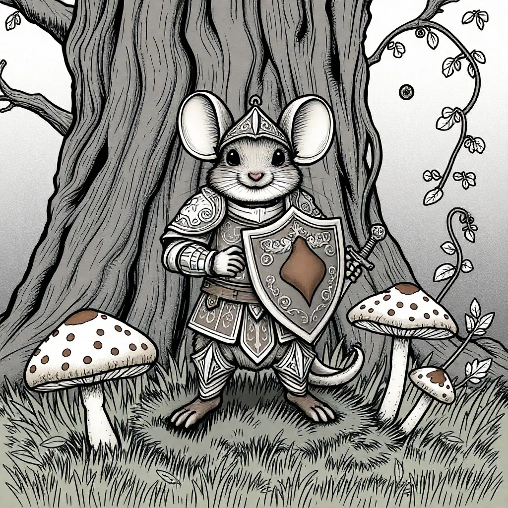 En mus som ridder