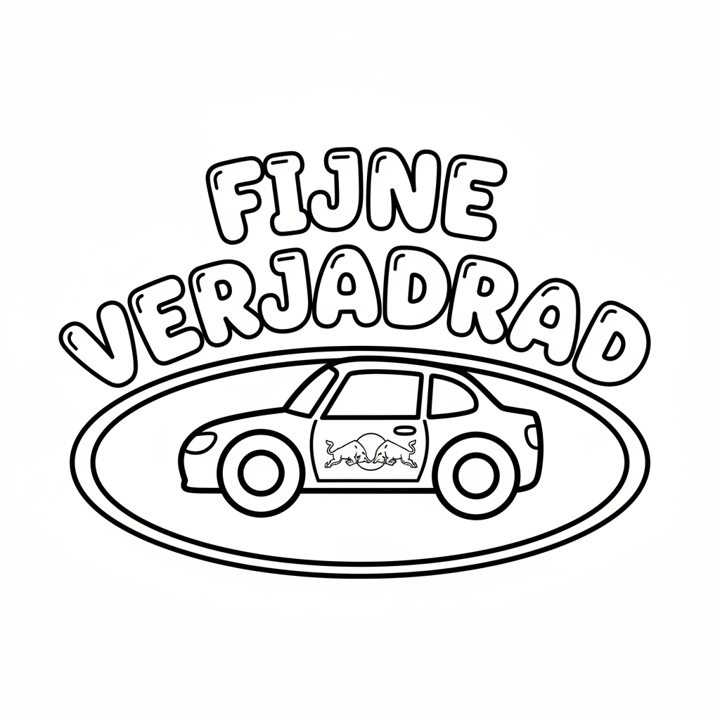 Tor wyścigowy z samochodem wyścigowym z logo redbull