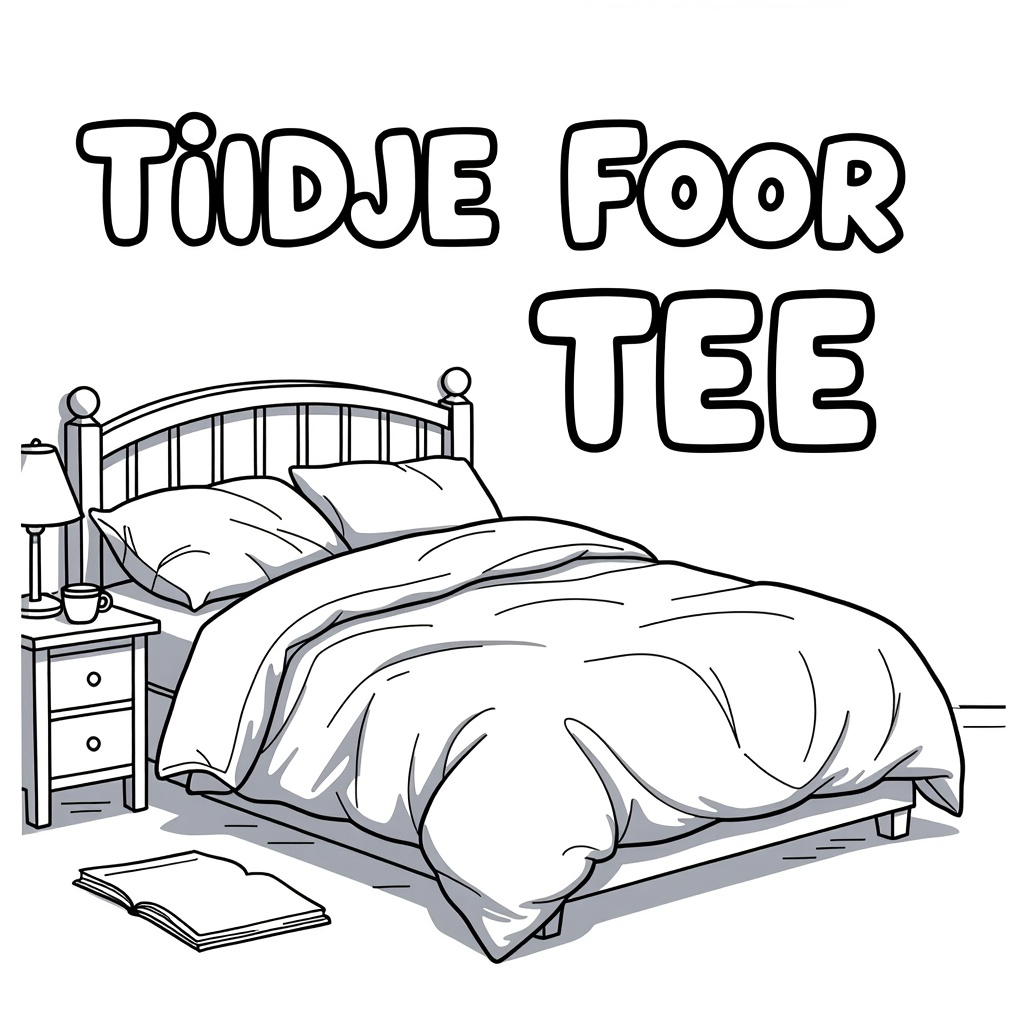 EEN TWEEPERSOONSBED MET VERFROMMELDE LAKENS