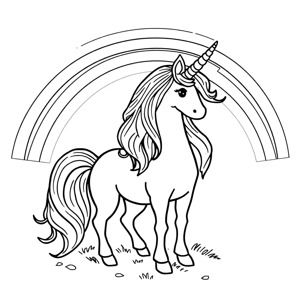 Jednorożec Fantasy Magiczne Mityczne Bajki