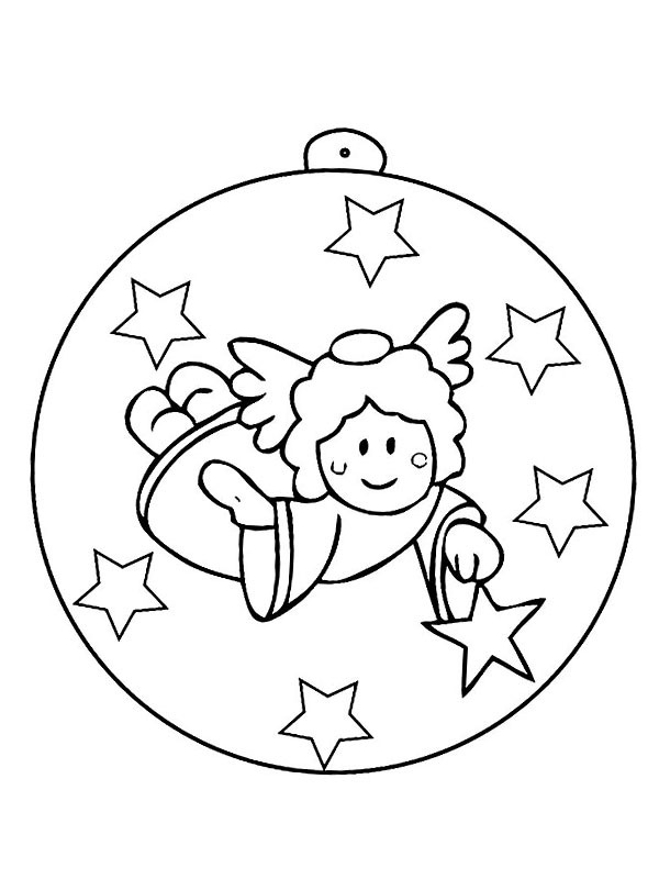 Pallina di Natale dell'angelo