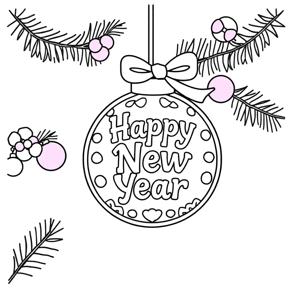 Feestdagen Nieuwjaar Kerstbal Seizoenen Sinterklaas