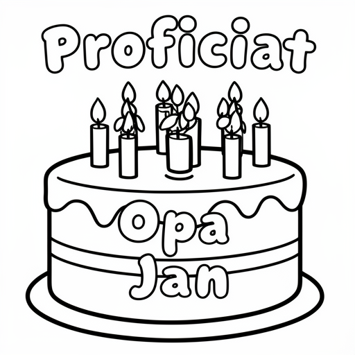 Festive cake with candles