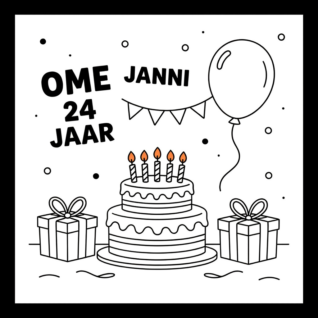 Festlig födelsedag med chivasflaska