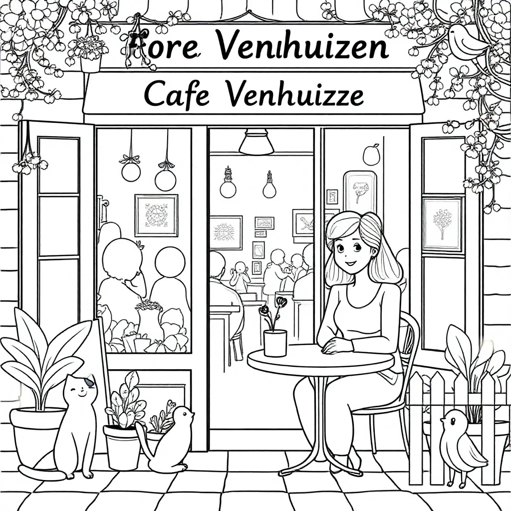 Flora Venhuizen dans Cafe Venhuizen