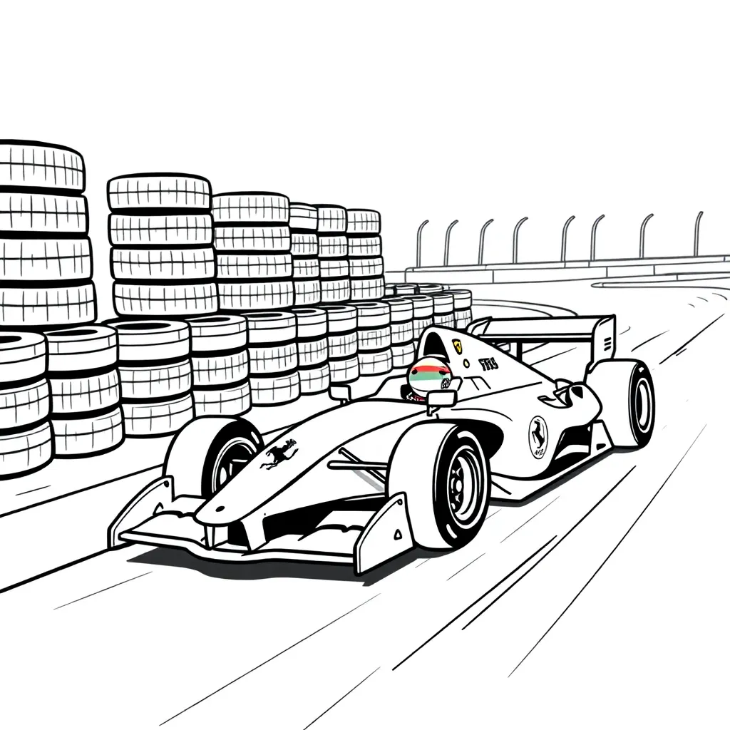 Formel-Rennwagen Ferrari Speed ​​Motorsport