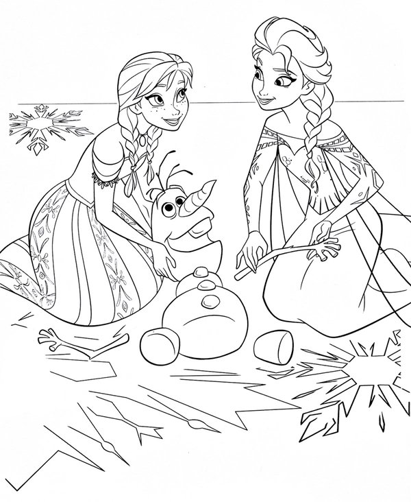 Frozen Anna Elsa Olaf