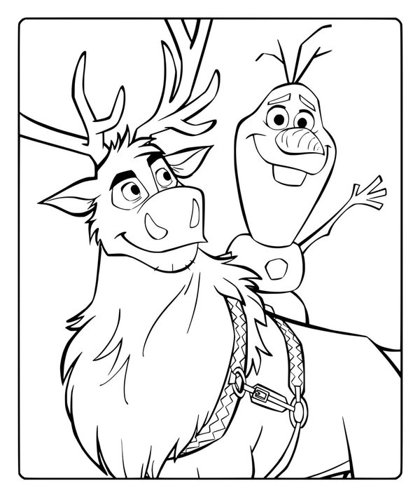 Frozen Olaf & Sven