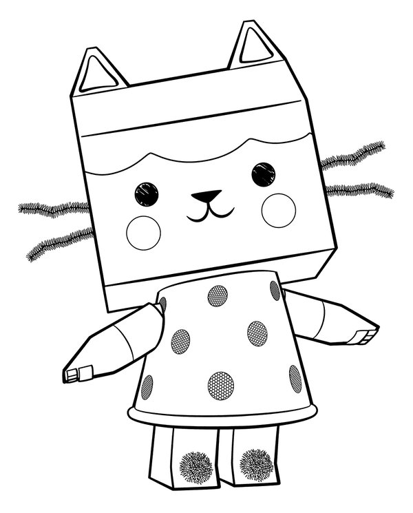 Gabby's Dollhouse Baby Box