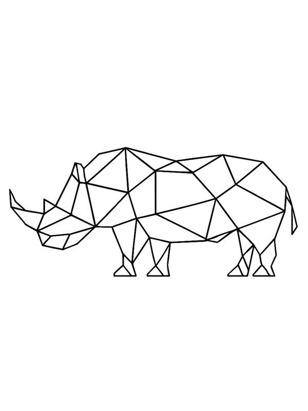 Geometryczny nosorożec