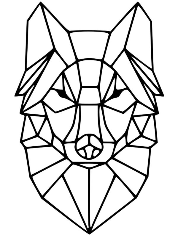 Geometrischer Wolf
