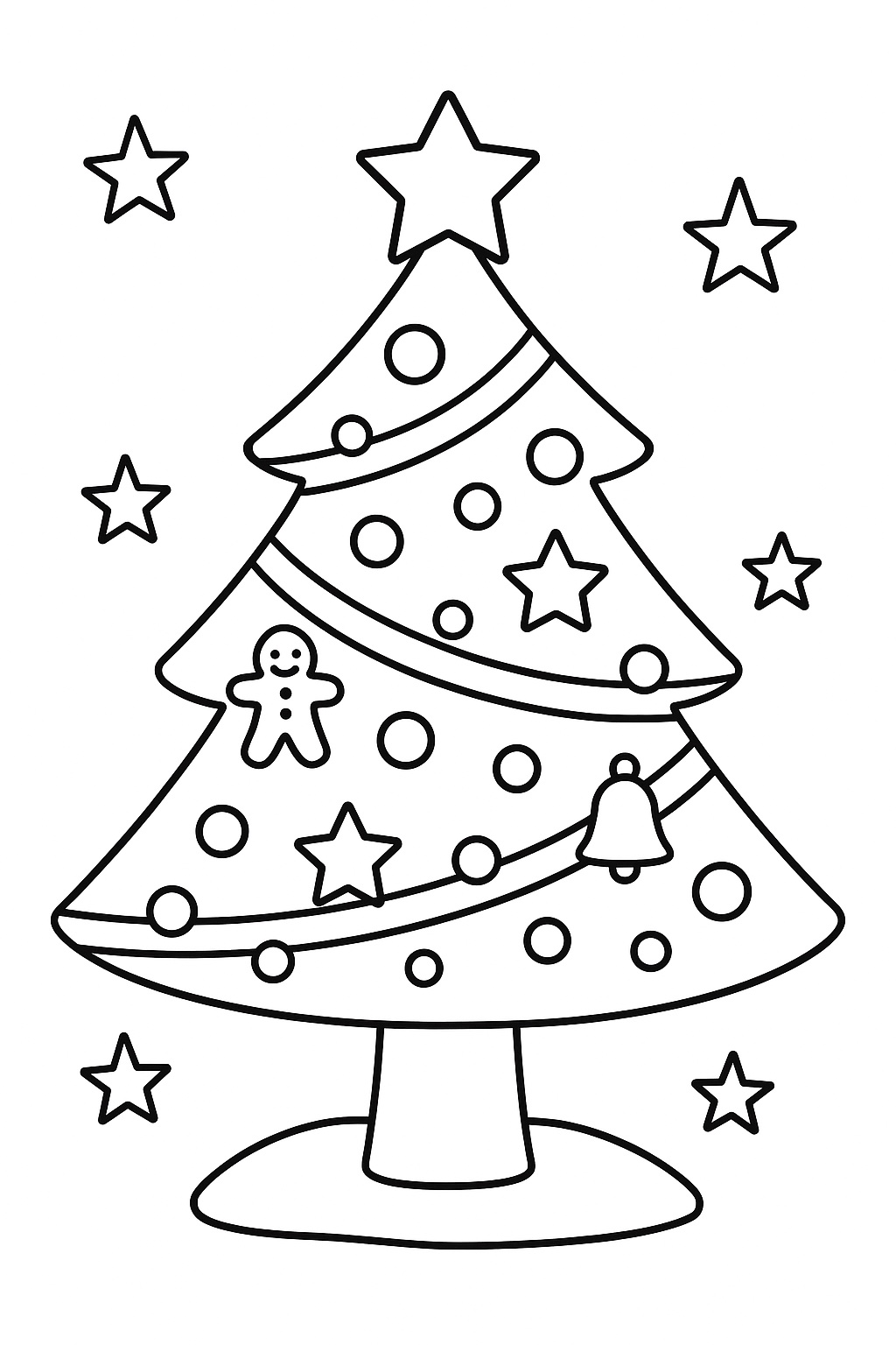 Accogliente albero di Natale