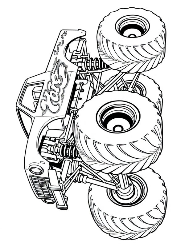 Stor monster truck