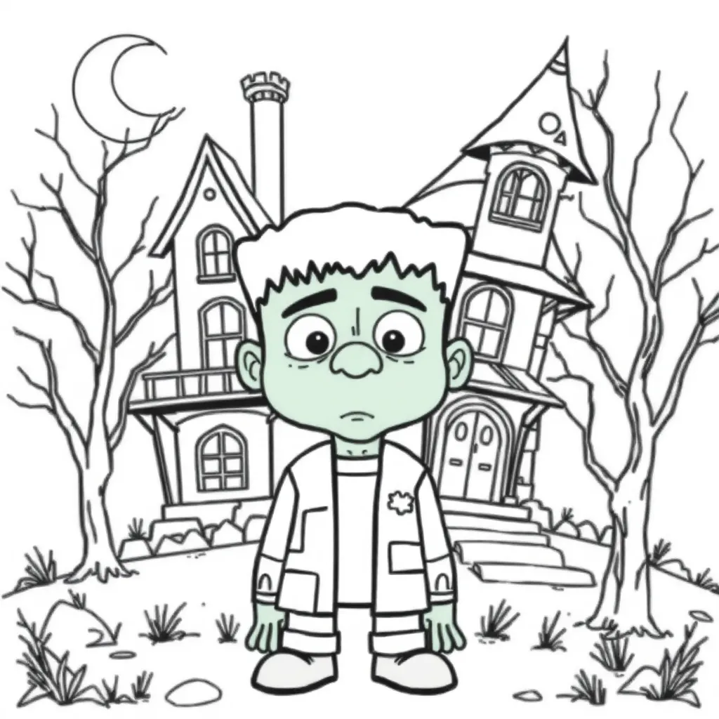 Halloween Frankenstein Monster Gruselige Horrorparty