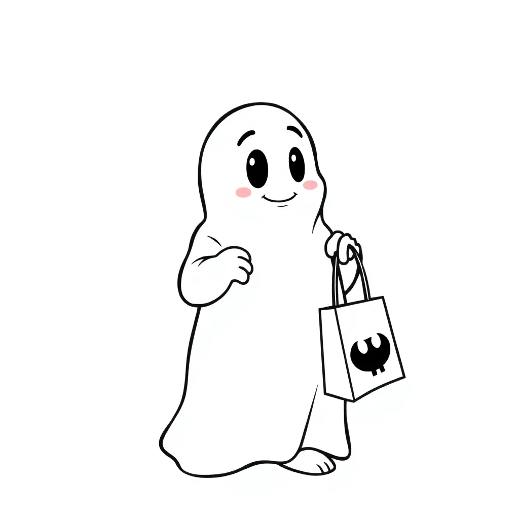 Halloween Ghost Trick Or Treat Ghosts Children
