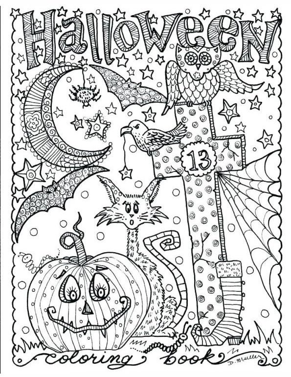 Halloween Zentangle