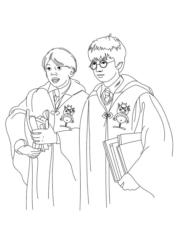 Harry Potter og Ron Weasley