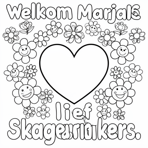Hjerter og blomster