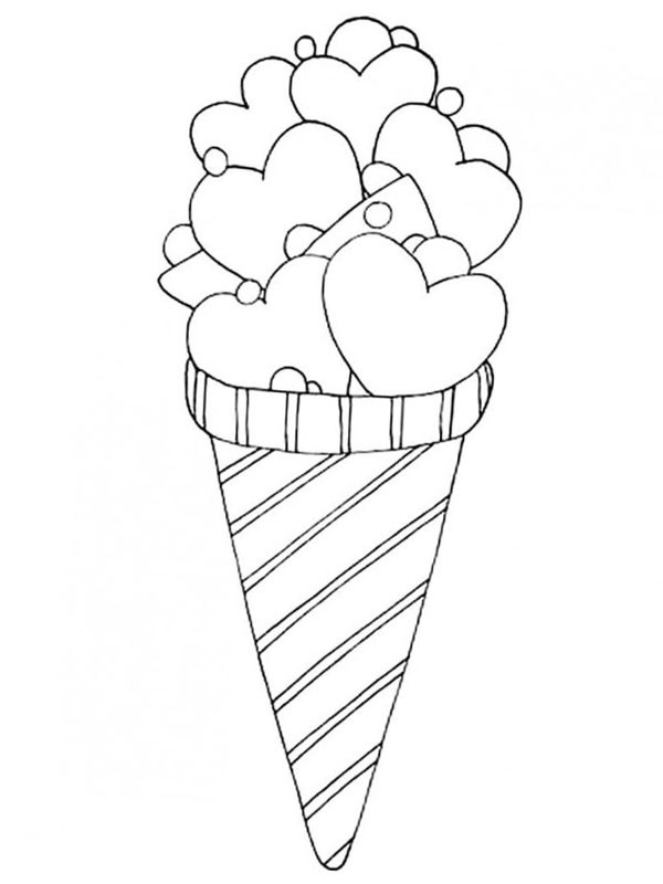 Hearts ice cream