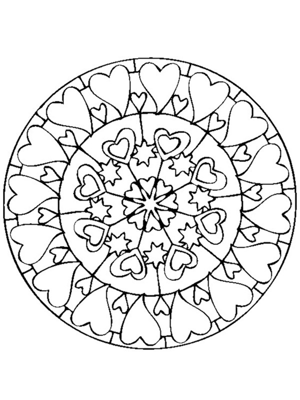 Mandala coeur