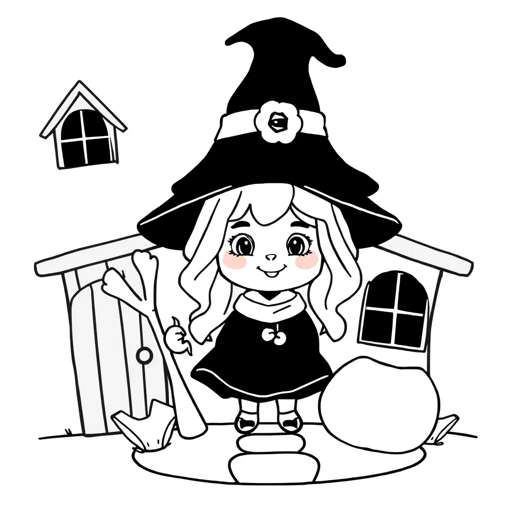 Brujas Fantasía Magia Cuentos de Hadas Actividad infantil