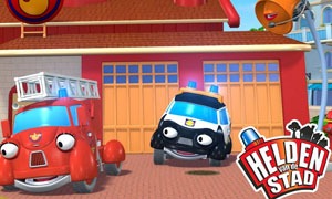 Anteprima della pagina da colorare Eroi della città