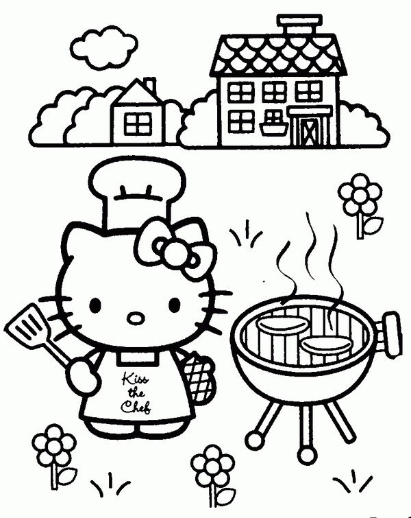 Hello Kitty BBQ dello chef