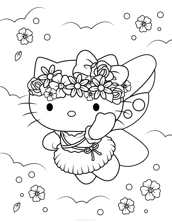 Hello Kitty blomster