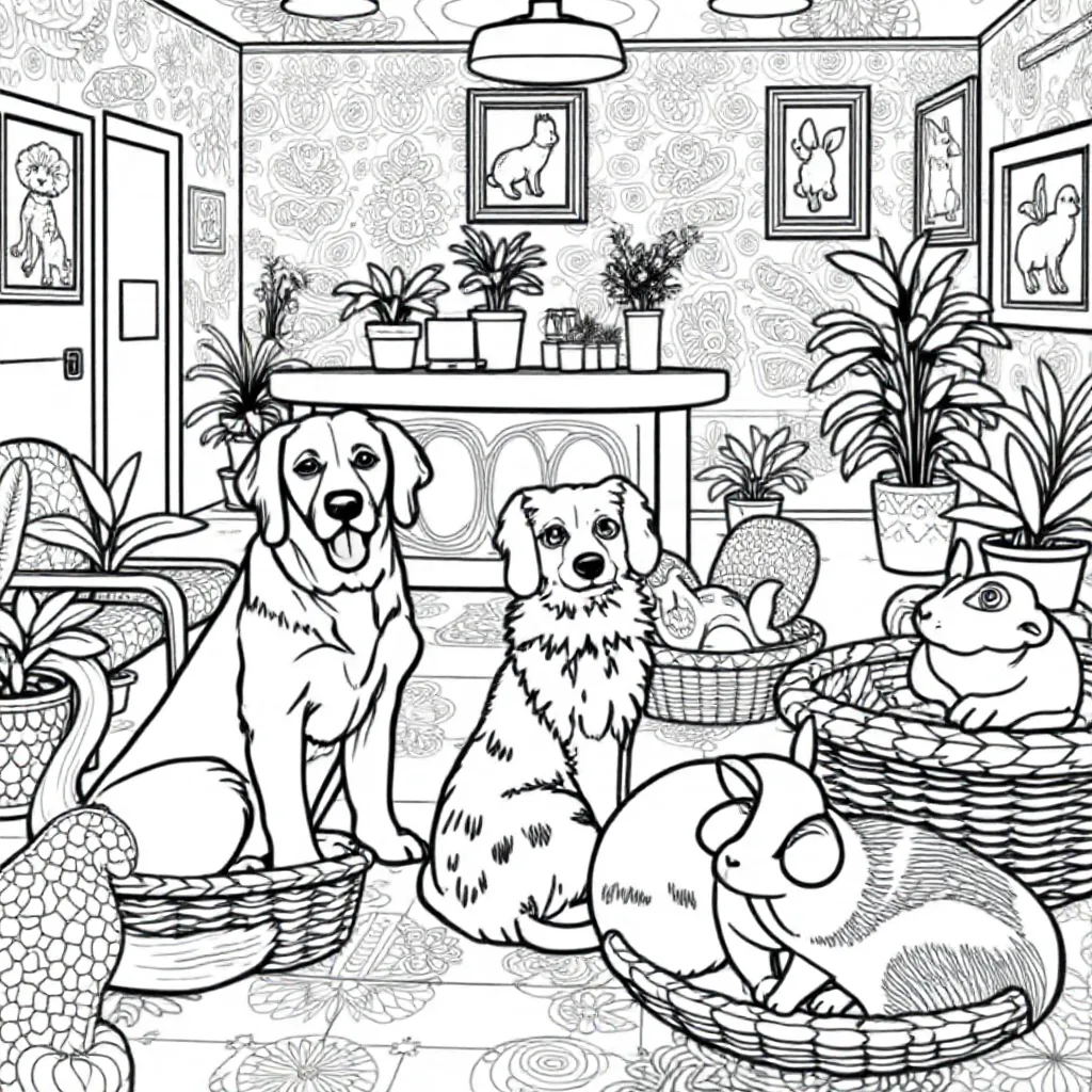 Koira kissa kani marsu eläinlääkäriklinikka Dronten