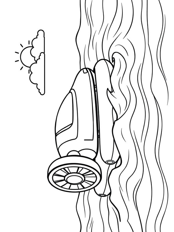 Hovercraft im Wasser