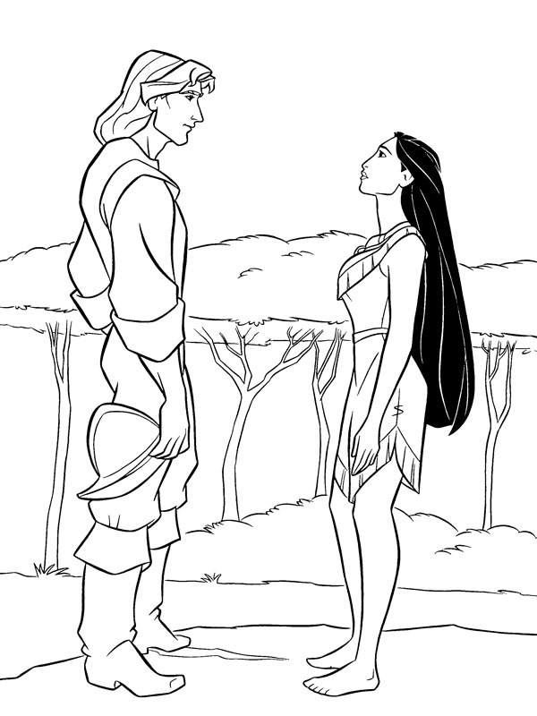 John Smith en Pocahontas