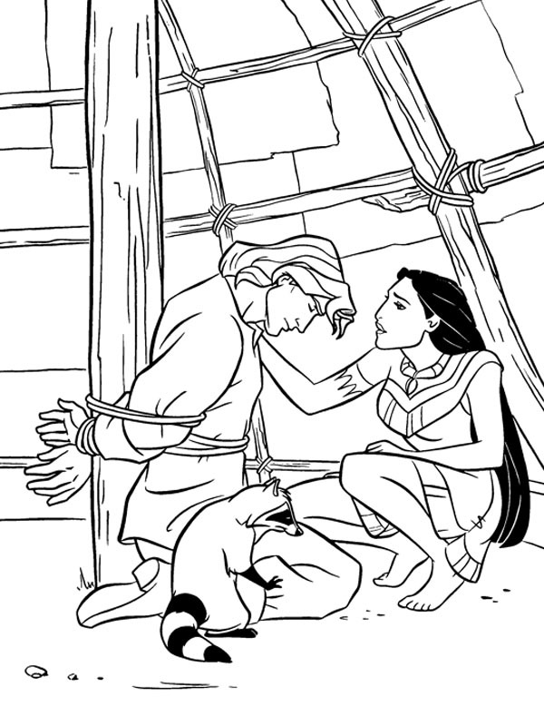 John Smith, Pocahontas en Meeko