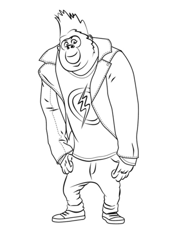 Johnny Gorilla śpiewa