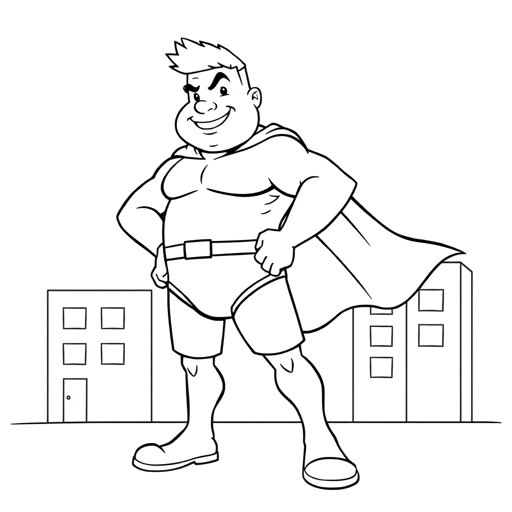Captain Underpants Superhelden-Cartoon lustig