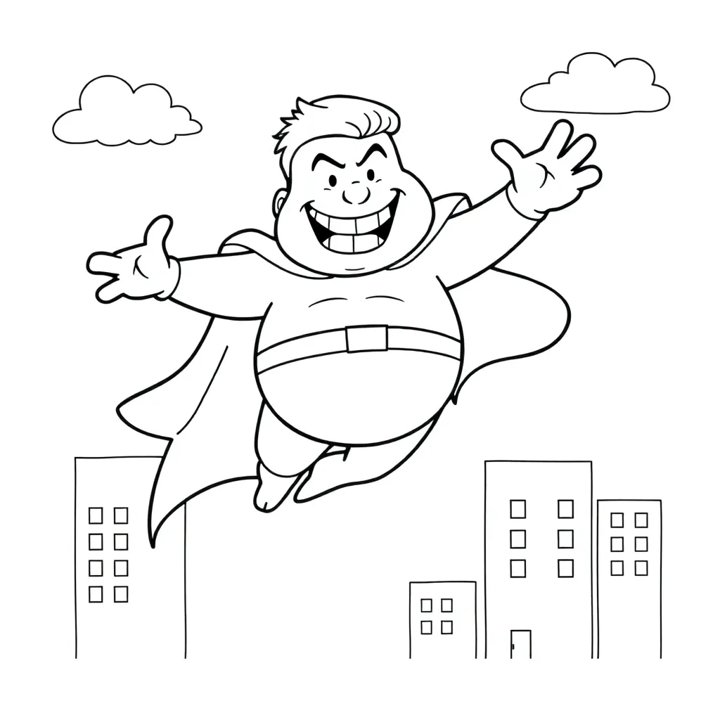 Captain Underpants Superhelden-Cartoon lustig