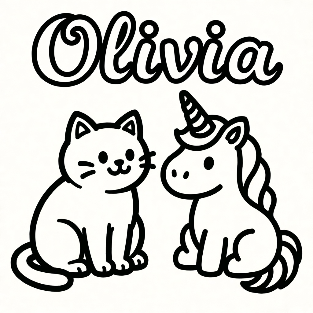 Kissa ja yksisarvinen lentokoneessa ruokavoileivän kanssa