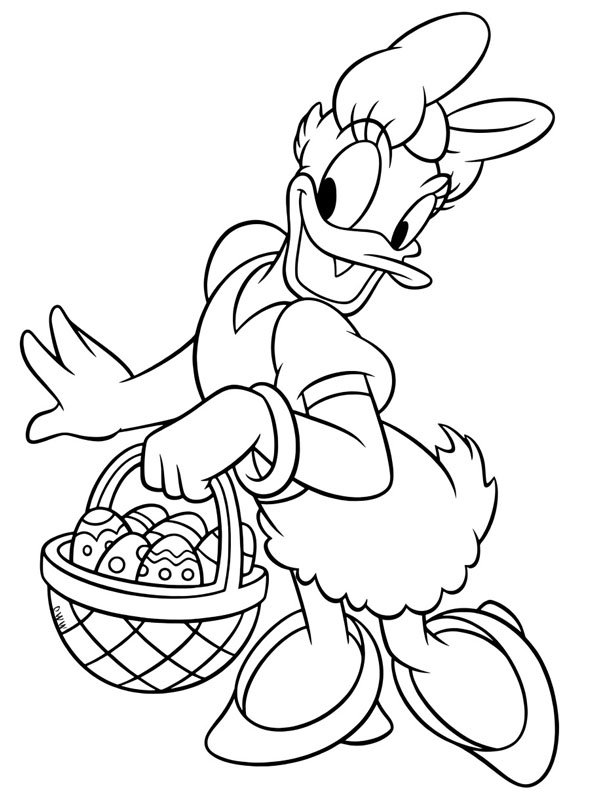 Daisy Duck pääsiäiskorilla