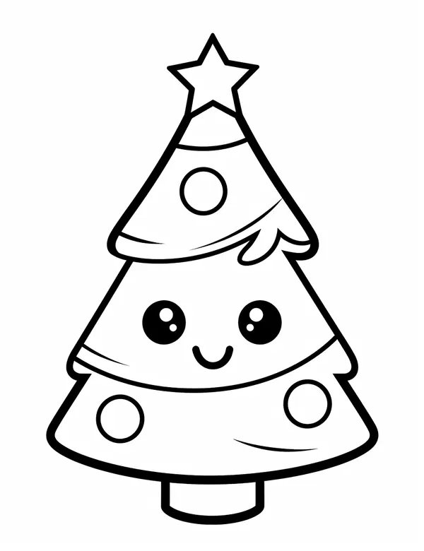 Albero di Natale Kawaii