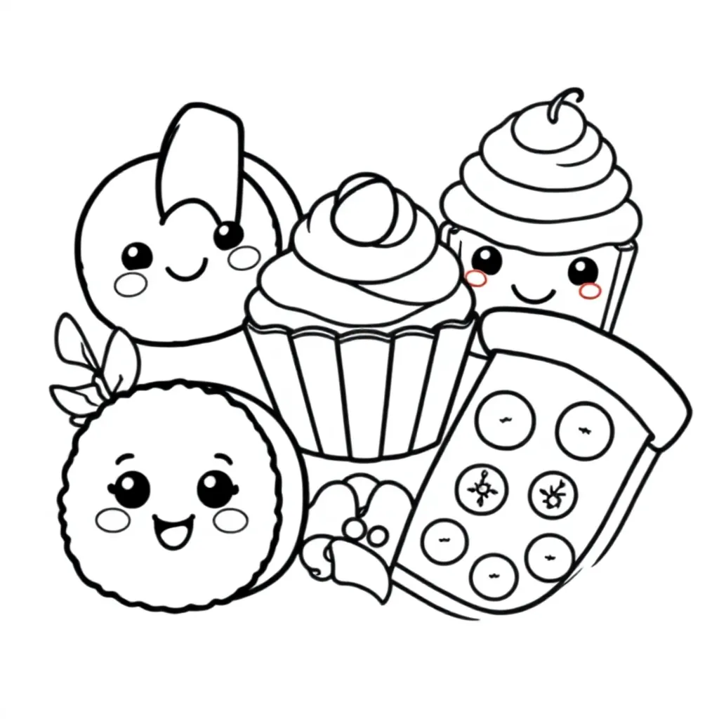 Kawaii food together