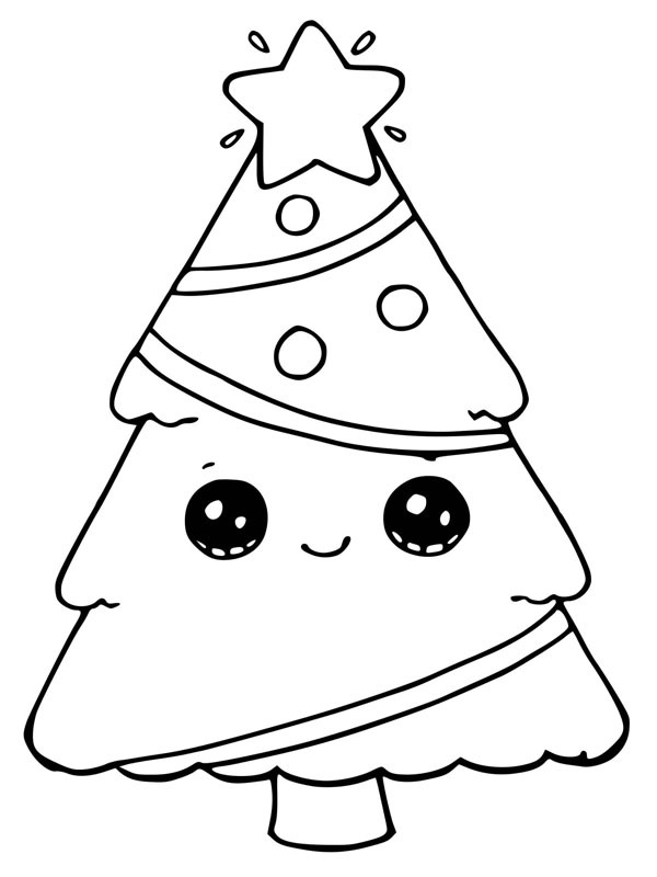 Kawaii-Weihnachtsbaum