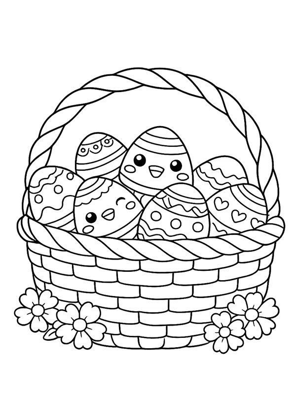 Kawaii pääsiäiskori