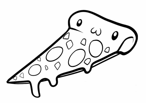 Kawaii Pizza Slice