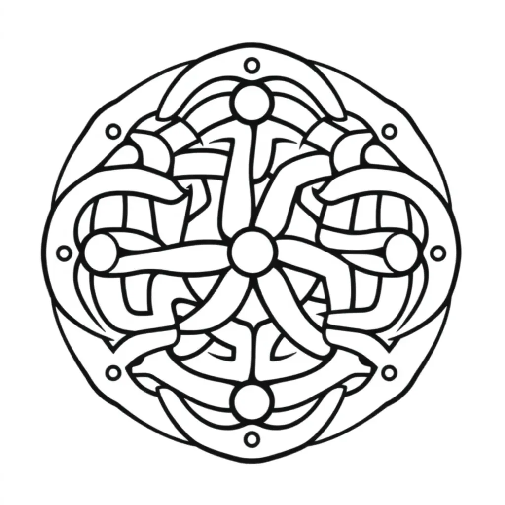 Keltische Mandala Geometrisch Ontspanning Kunst