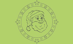 Anteprima dell'ultima pagina da colorare nel tema Mandala di Natale