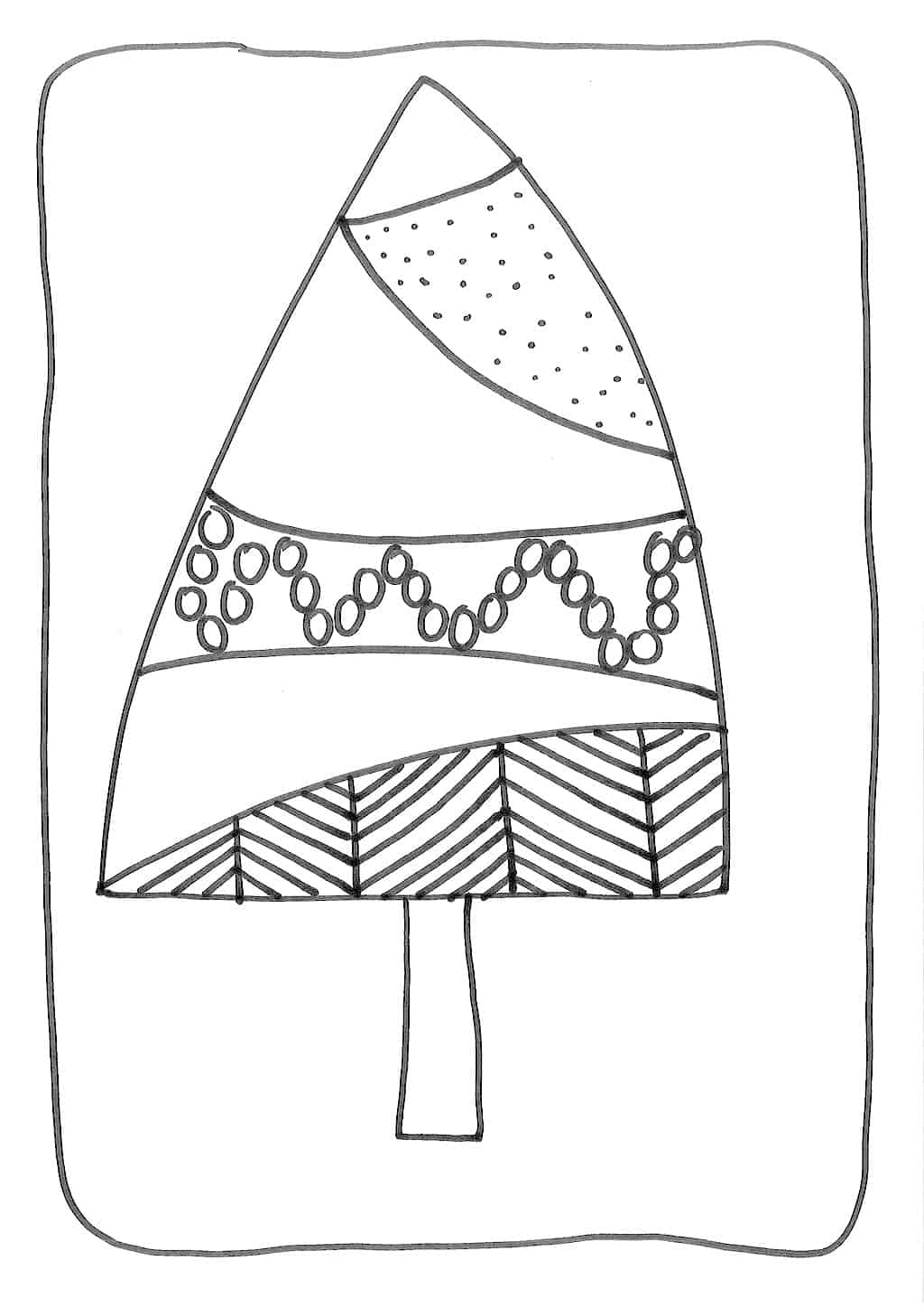 Arbre de Noël simple