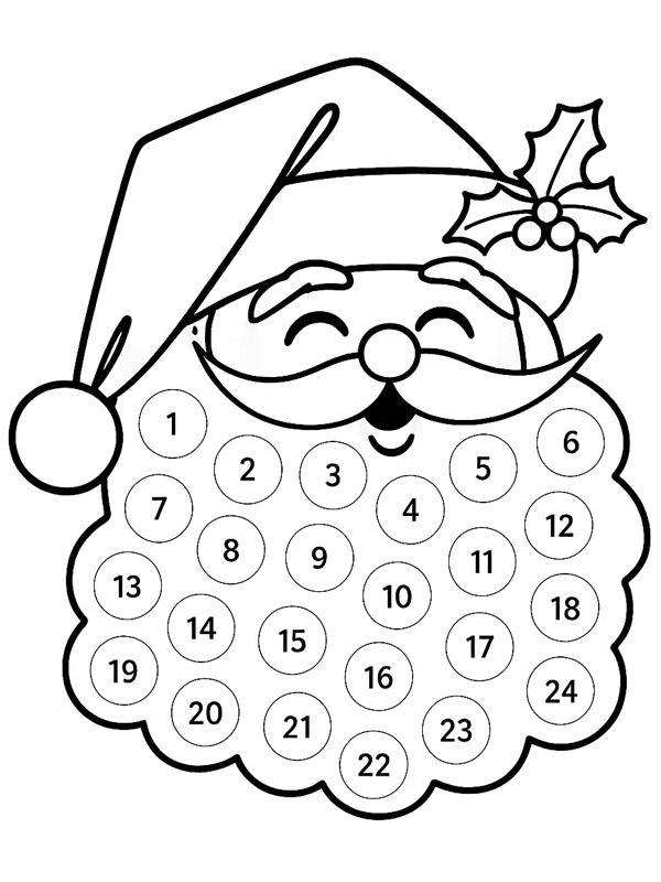 Calendario dell'avvento di Babbo Natale