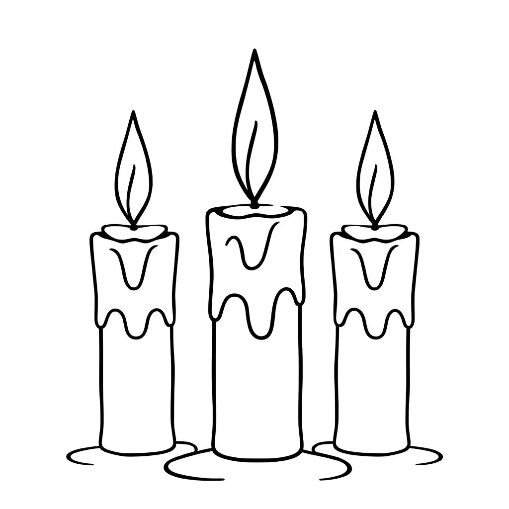 Kerstmis Kaarsen Feestelijk Eenvoudig Creatief