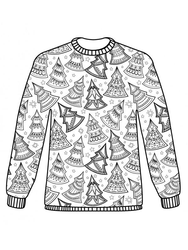 Maglione di Natale Alberi di Natale