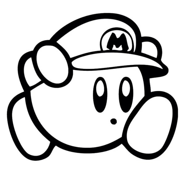 Kirby Mario Hat